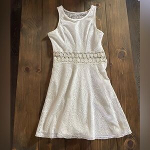 Lacy white dress